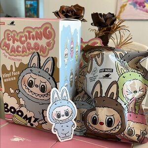 Authentic Labubu Exciting Macaron The Monsters Vinyl Figure